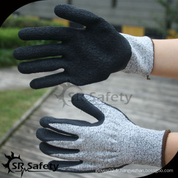 SRSAFETY 13G garniture tricotée gaine revêtue de gants coupe résistant aux gants